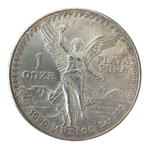1 Onza de Plata Libertad Mexico - 1990