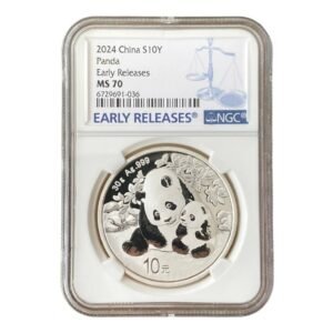 Panda 2024- 30 gr Plata - Certificada NGC MS70 (Early Release)