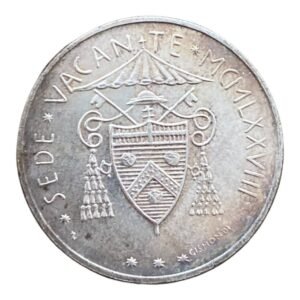 Moneda de Plata -  500 Liras - 1958 - Vaticano