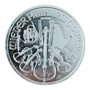 Moneda 1 Onza de Plata Filarmónica 2022- ( Circuladas)