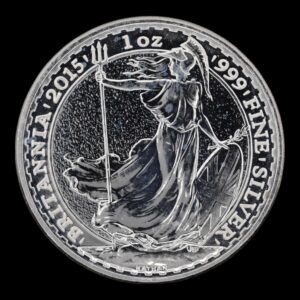 Reino Unido – 1 Onza de Plata .999 “Britannia” – 2015 ( Manchas)