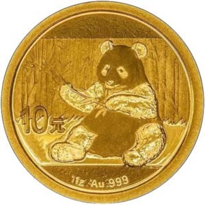 Moneda Panda China 2017- 1 gramo ORO