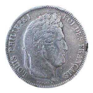 5 Francs - Louis Phillipe I - Francia 1835 “K” ( Duro de Plata) 24,79 Gr