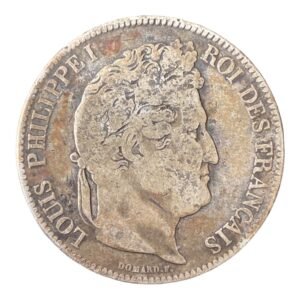 5 Francs - Louis Phillipe I - Francia 1833 “A” ( Duro de Plata) 24,41 Gr