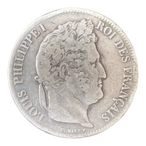 5 Francs - Louis Phillipe I - Francia 1839 “A” ( Duro de Plata) 24,53 Gr
