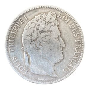 5 Francs - Louis Phillipe I - Francia 1841 “W” ( Duro de Plata) 24,37 Gr