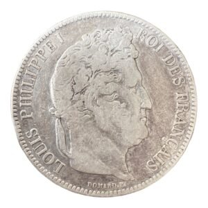 5 Francs - Louis Phillipe I - Francia 1843 “B” ( Duro de Plata) 24,66 Gr