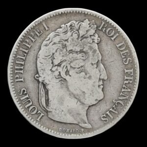 Francia – 5 Francos de Plata ‘Louis-Philippe I’ – 1842 BB – Estrasburgo – g (.900)