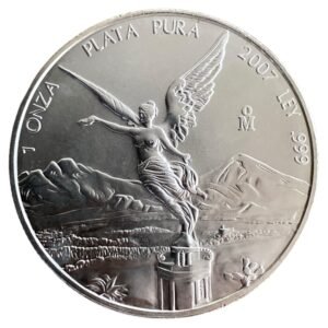 1 Onza de Plata Libertad Mexico - 2007 ( Manchas )