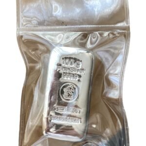 Lingote 100 Gramos de Plata .999 ESG Mint Alemania
