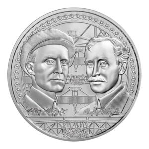 Moneda 2$ Hermanos Wright ( Iconos De La Inspiración ) Niue 2022 - 1 Onza de Plata .999