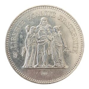 Moneda de Plata 50 Francos - "Hercules"-  Francia 1979