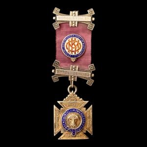 Medalla (Condecoración ) Masónica “ Royal Antediluvian Order of  Buffaloes”  Reino Unido ( UK ) 1952