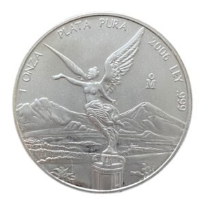 Moneda Libertad 1 Onza de Plata .999 - Mexico 2006 ( RARA!)