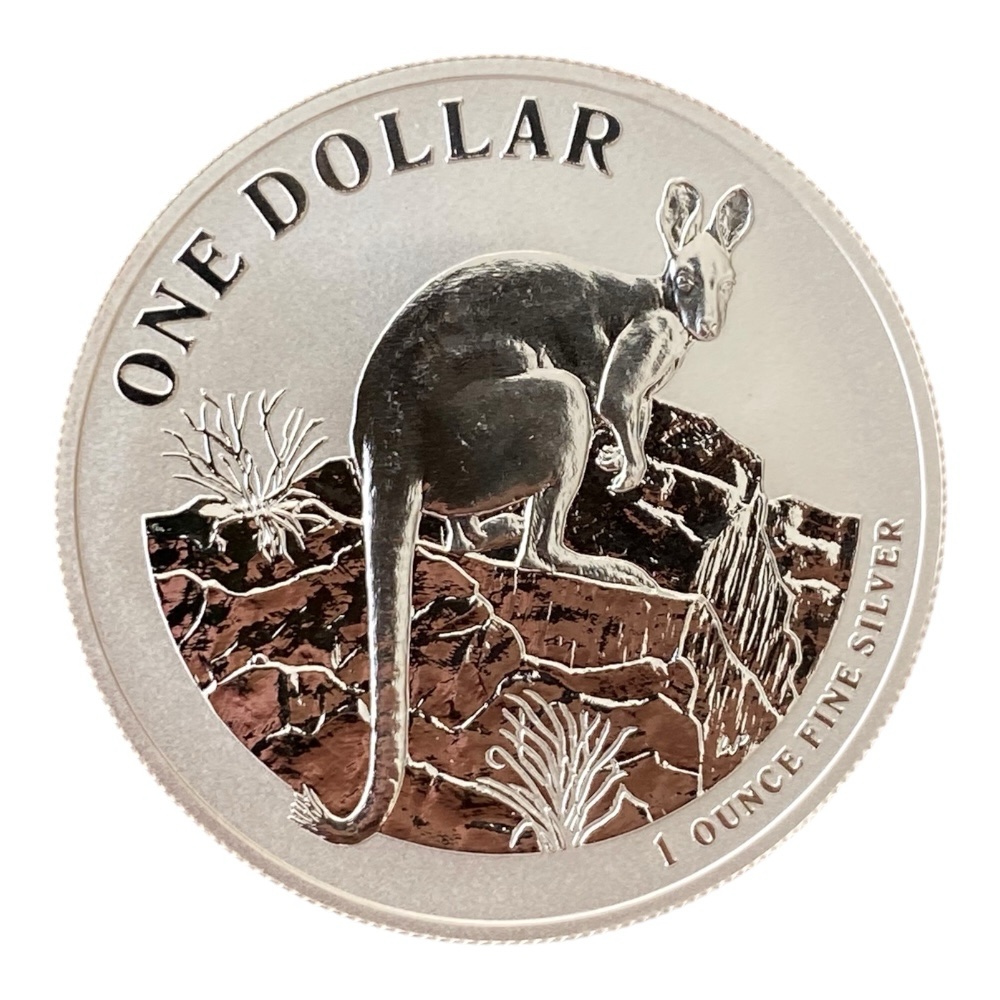 Moneda 1 Onza de Plata Kanguro 1$ - Año 2010 - Royal Australian Mint