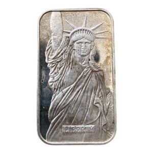 Lingote 1 Onza de Plata .999 Liberty Trade Silver - Año  1986 USA
