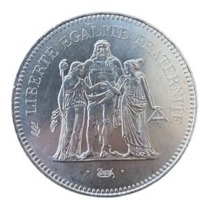 Moneda de Plata 50 Francos - "Hercules"-  Francia 1979