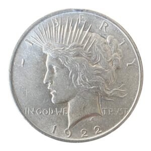 Moneda de Plata 1 Dollar "Peace Dollar" - 1922 USA -26,62 Gr.