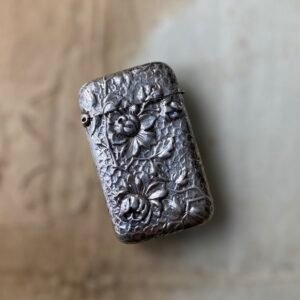 Antiguo Cerillero en Plata de Ley