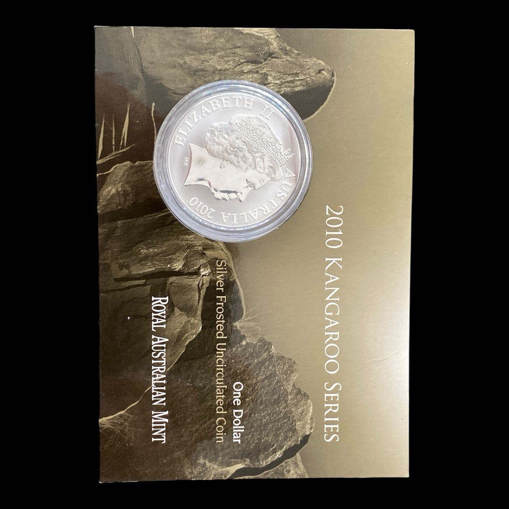 Moneda 1 Onza de Plata Kanguro 1$ - Año 2010 - Royal Australian Mint - Imagen 4