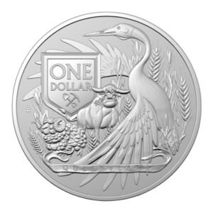Moneda De Plata 1$ Australia’s Coat Of Arms Queensland 1 Oz – Australia – 2023