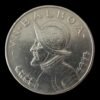 Moneda de Plata Un Balboa 1934 Panama ( Limpiada)