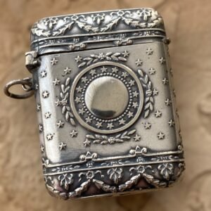 Antiguo Cerillero en Plata de Ley