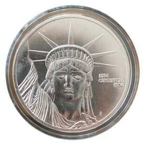 1 Onza de Plata .999 Round - Medalla "Liberty Trade Silver" 1986 USA