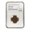 Moneda de Cobre Bhutan Kingdom 1951 - 1955 1 Pice - Jigme - NGC MS64
