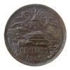 Moneda de Cobre 20 Centavos - Mexico 1965