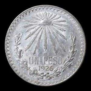 México – 1 Peso – 1926 – Moneda de Plata .720 – 16,56 gramos –  Revolución Mexicana