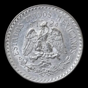 Alternative view of México – 1 Peso – 1926 – Moneda de Plata .720 – 16,56 gramos –  Revolución Mexicana