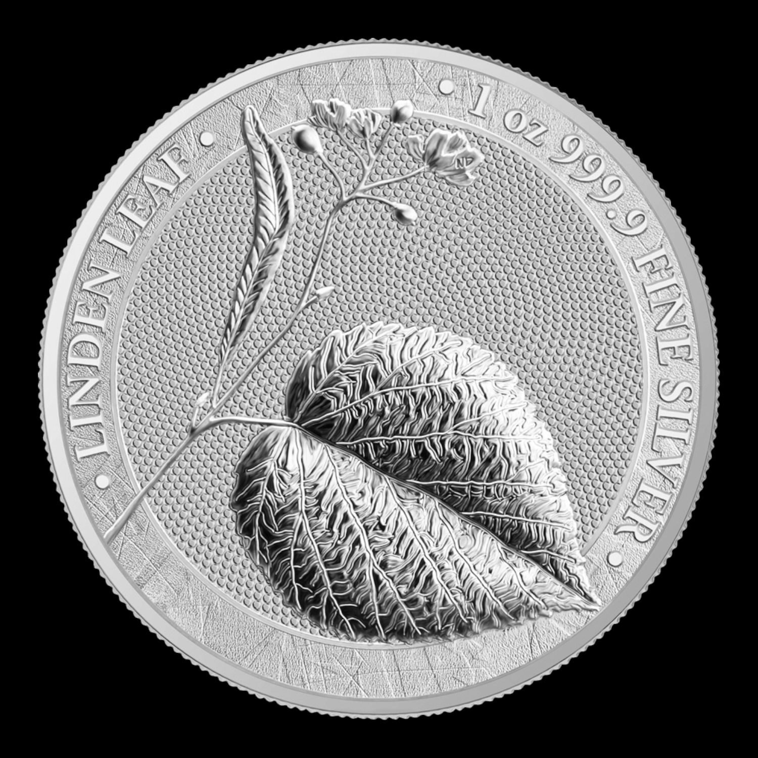 Germania Mint – 5 Mark – 2022 – “Hoja de Tilo (Linden Leaf)” – 1 Onza de Plata .999 – Certificado