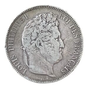 5 Francs - Louis Phillipe I - Francia 1832 “A” ( Duro de Plata) 24,79 Gr