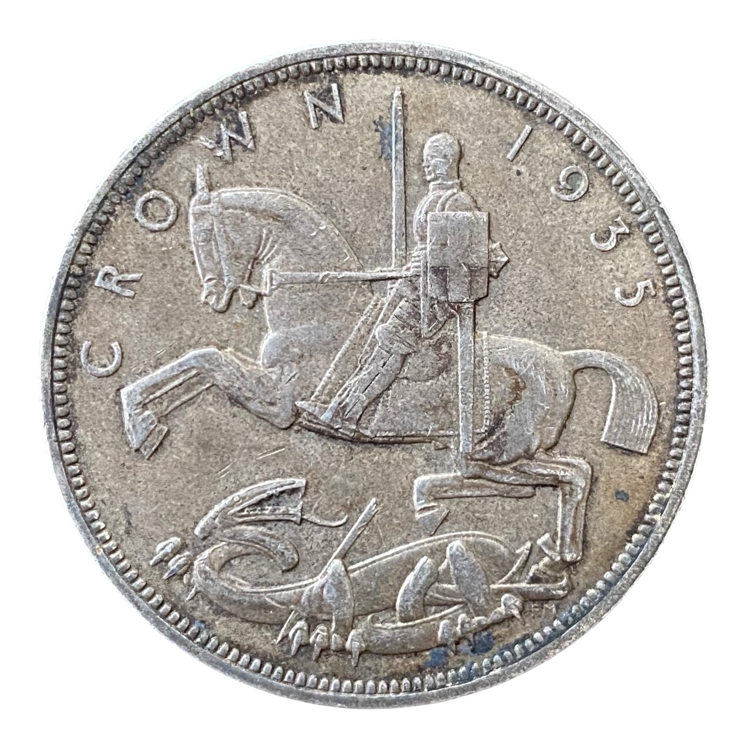 Moneda 1 Crown de Plata - Gran Bretaña 1935