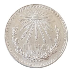 Moneda 1 Peso de Plata Mexico 1926