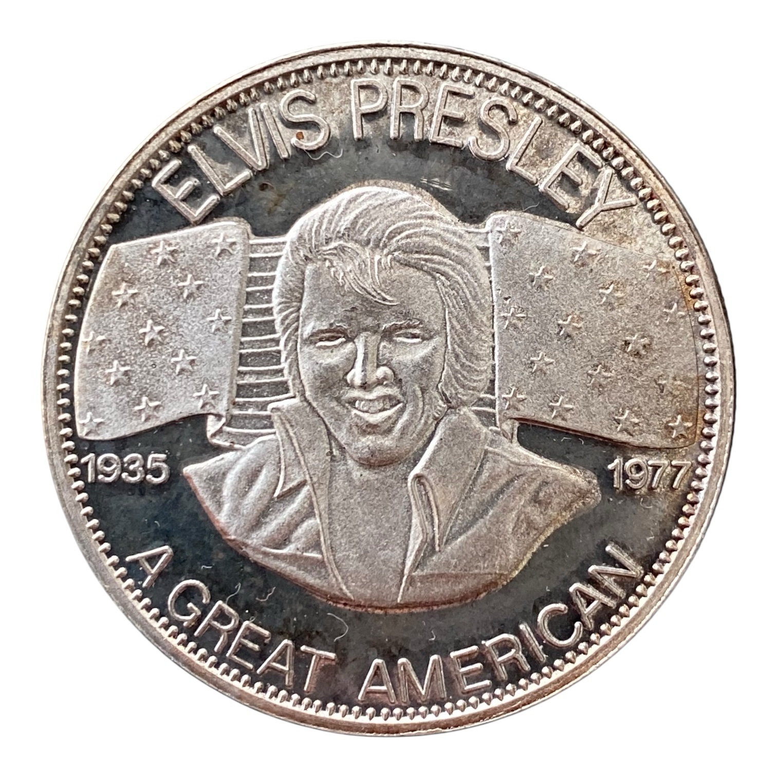 1 Onza “ Elvis Presley ” Plata .999 Round - Medalla US MINT