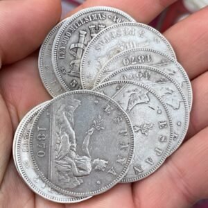 5 Pesetas 1870 - Gobierno Provisional  (Duro de Plata)