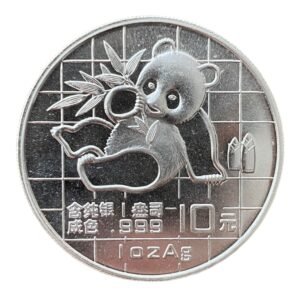 Moneda Panda 1989 – 1 Onza de Plata .999 – 10 Yuan China