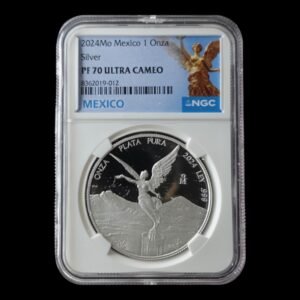 Moneda Libertad 1 Onza de Plata .999 – Mexico 2024 - NGC Proof Ultra Cameo MS70