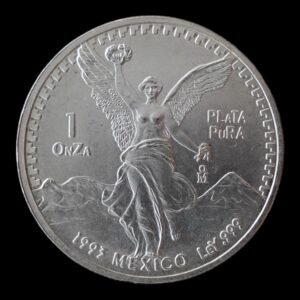 Moneda 1 Onza de Plata .999 Libertad - Mexico 1993