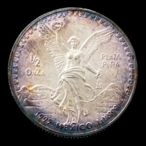 Moneda Libertad 1/2 Onza de Plata .999 – Mexico 1995 ( Bonita Patina)