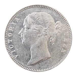 Moneda de Plata One Rupee - Queen Victoria - East India Company 1840 - 11,64 Gr.