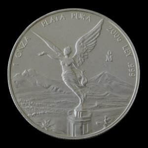 Moneda Libertad 1 Onza de Plata .999 - Mexico 2006 ( RARA!)