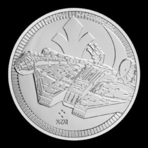 2$ Dollares Niue 2021 - Star Wars “Millennium Falcon “ - 1 Onza de Plata .999