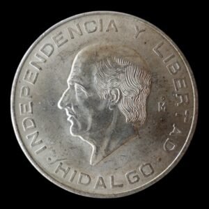 Moneda 10 Pesos de Plata “Hidalgo “ - Mexico  - Año 1956