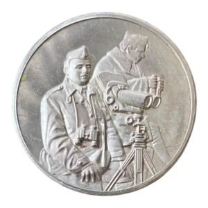 Medalla 1 Onza de Plata .999 - “ 1938 Franco en la batalla del Ebro”