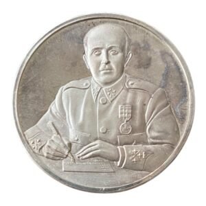 Medalla 1 Onza de Plata .999 - “ 1939 Franco firma el ultimo parte de guerra- LA GUERRA HA TERMINADO”