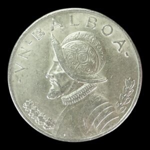 Un Balboa 1947 Republica de Panama ( Philadelphia Mint) 26,71 Gr . Plata .900
