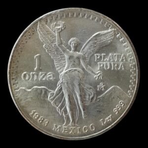 Moneda Libertad 1 Onza de Plata .999 - Mexico 1983